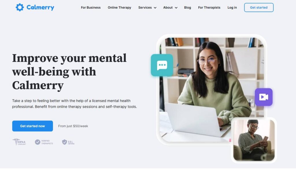alternative of betterhelp-calmerry