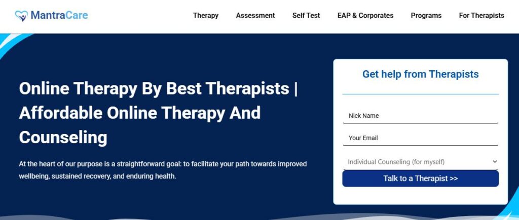 E-Mental Health Alternatives to Brightside Health in 2026-MantraCare